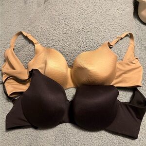 Cacique Gold and Black Bra Duo